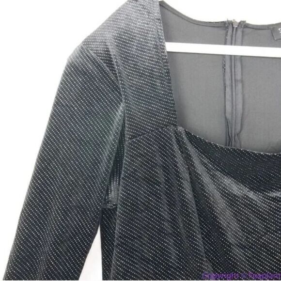 NEW Eloquii‎ black Strong Shoulder Velvet Jumpsuit glitter , 22 - Picture 14 of 16